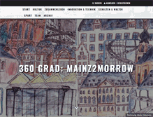 Tablet Screenshot of 360grad-mainz.de